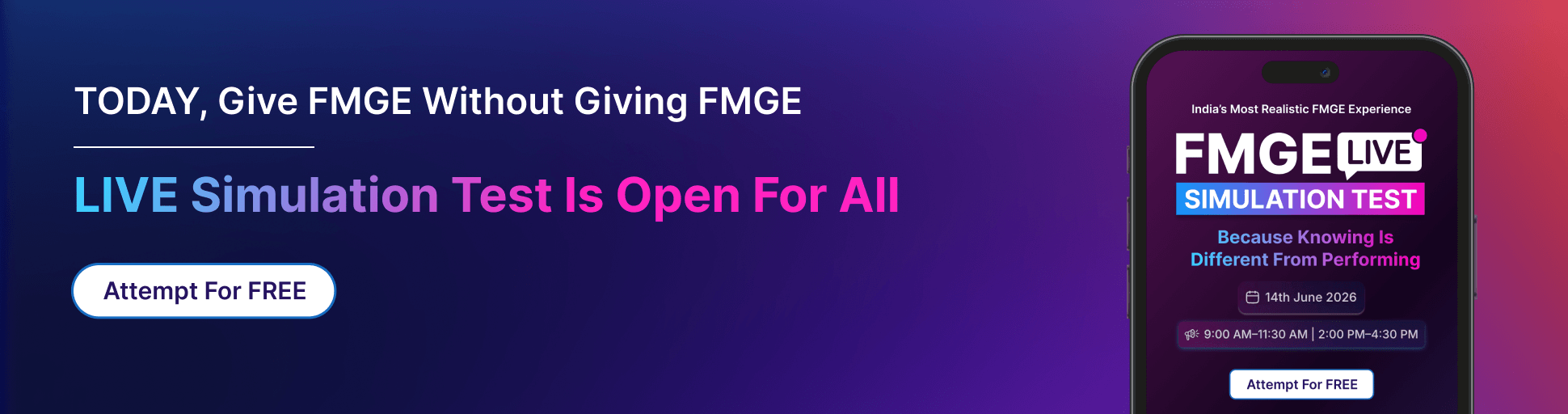 fmge live simulation test