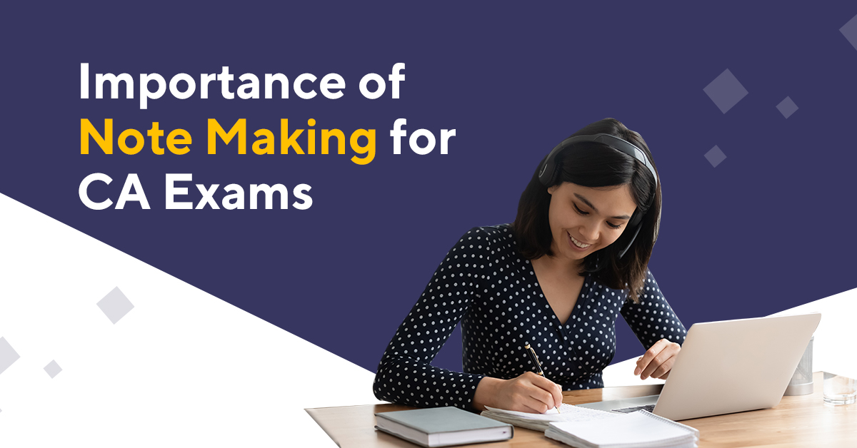 Importance of Notes/ CA Exams/ OnePrep