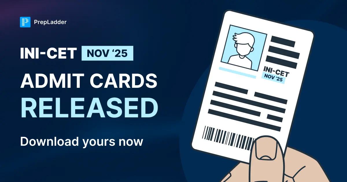 ini-cet exam admit card