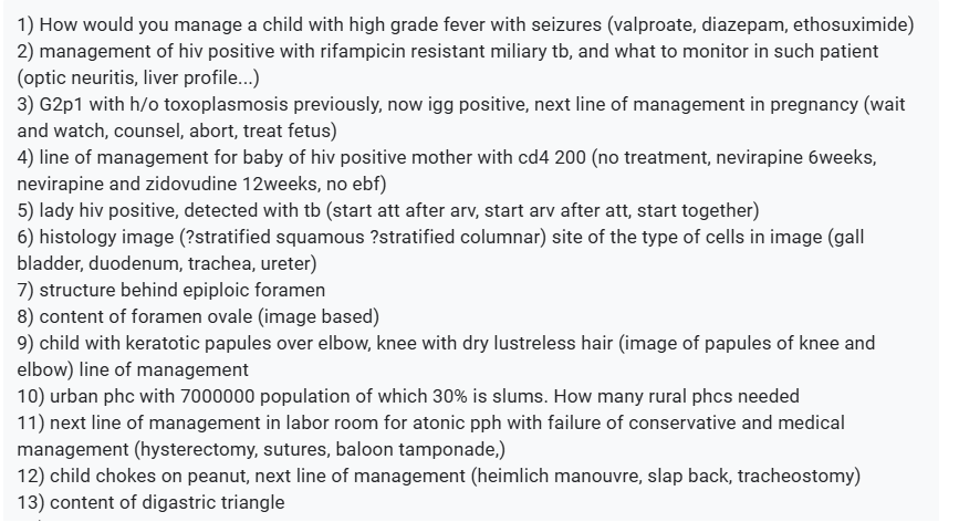 neet pg 2025 exam recall questions