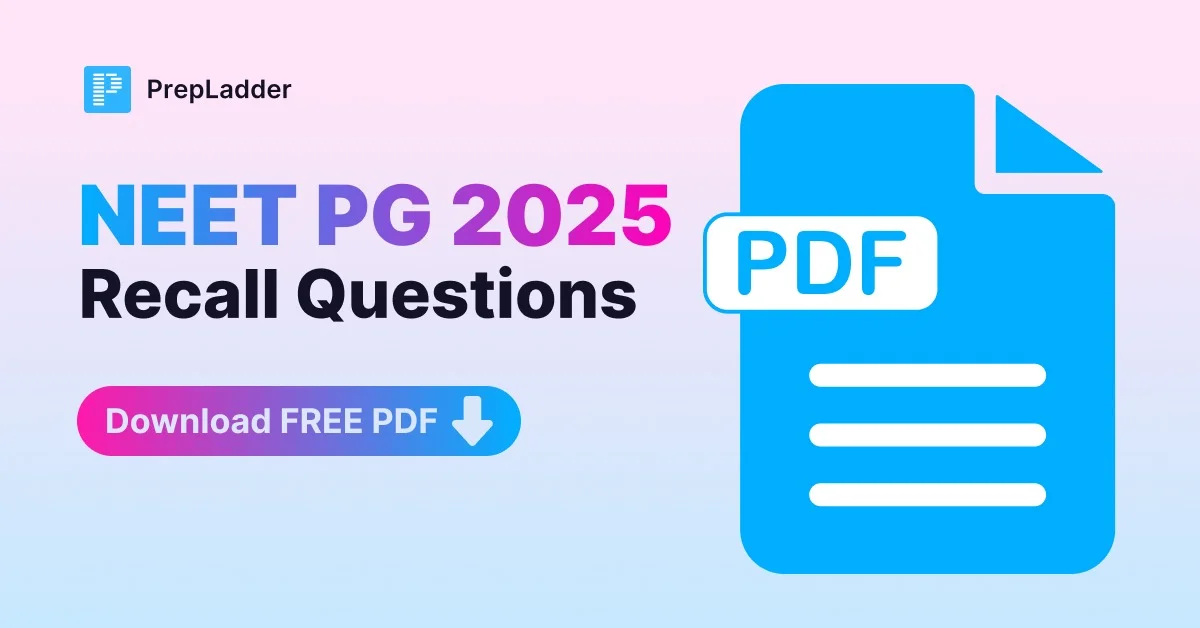 NEET-PG 2025 Recall Questions - Download the FREE PDF