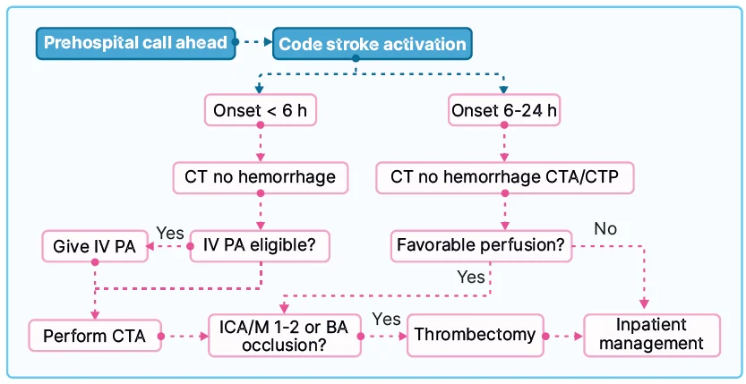 management pathway for acute ischemic stroke