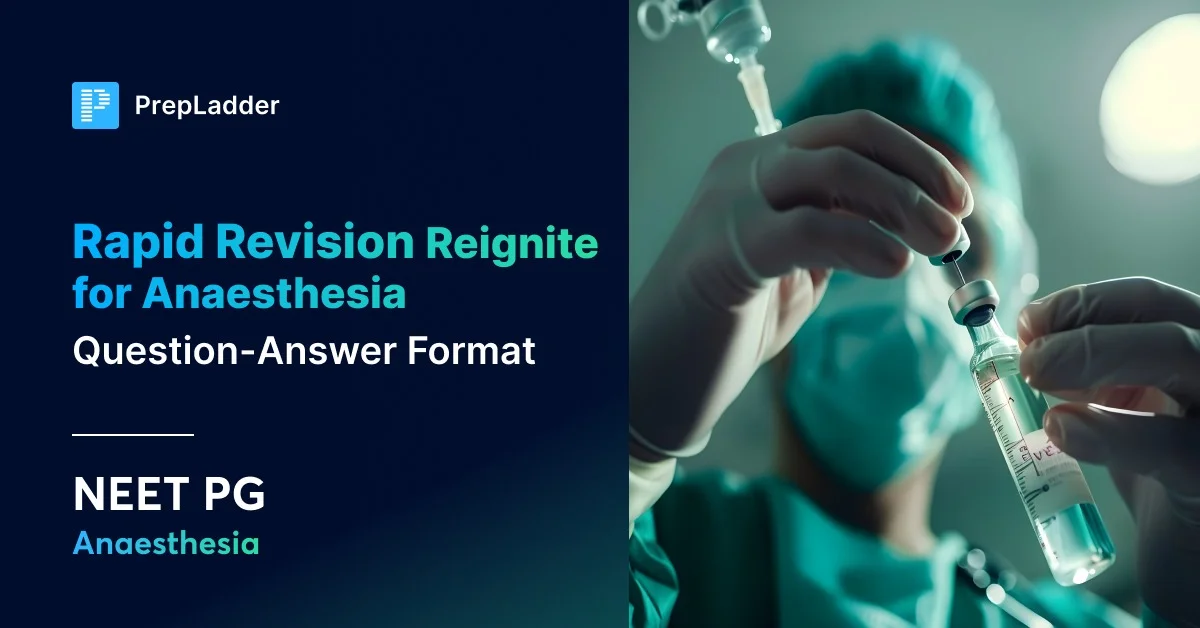 Anesthesia Rapid Revision Reignite