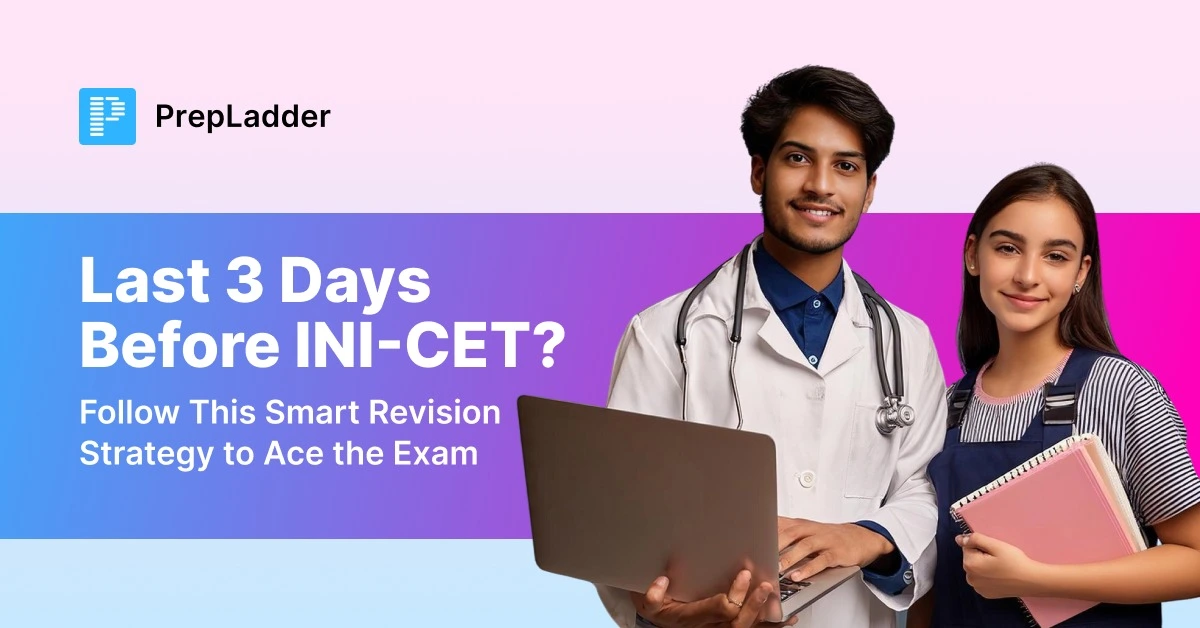 3 days strategy to prepare for INI CET exam