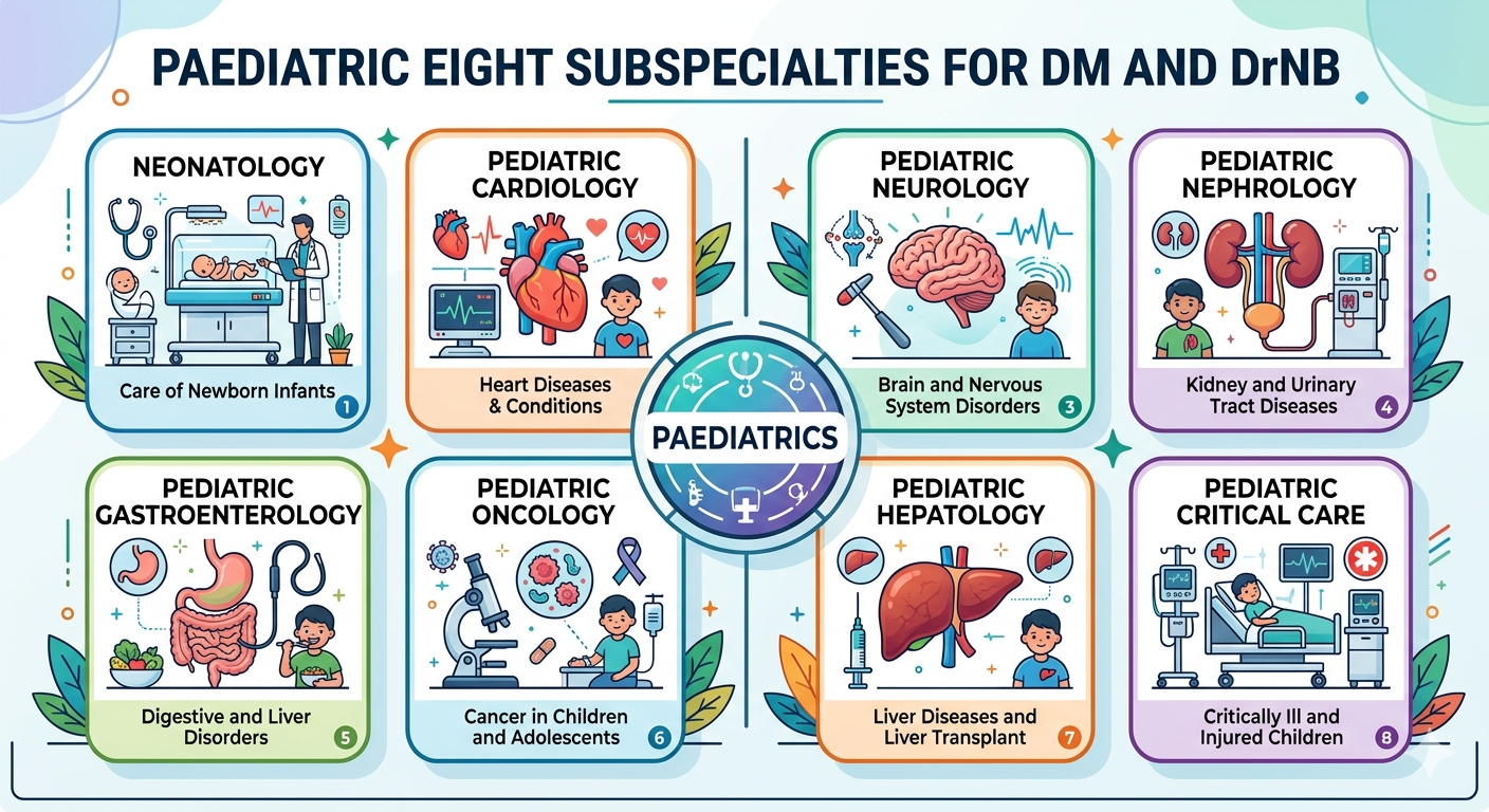Paediatrics subspecialities