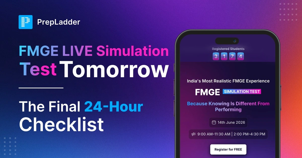 FMGE Live Simulation Tomorrow