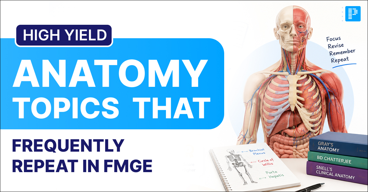 High-Yield Anatomy Topics That Frequently Repeat in FMGE