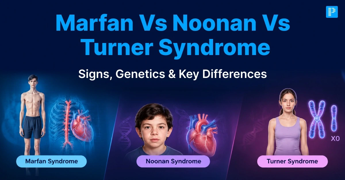 Marfan vs Noonan vs Turner Syndrome