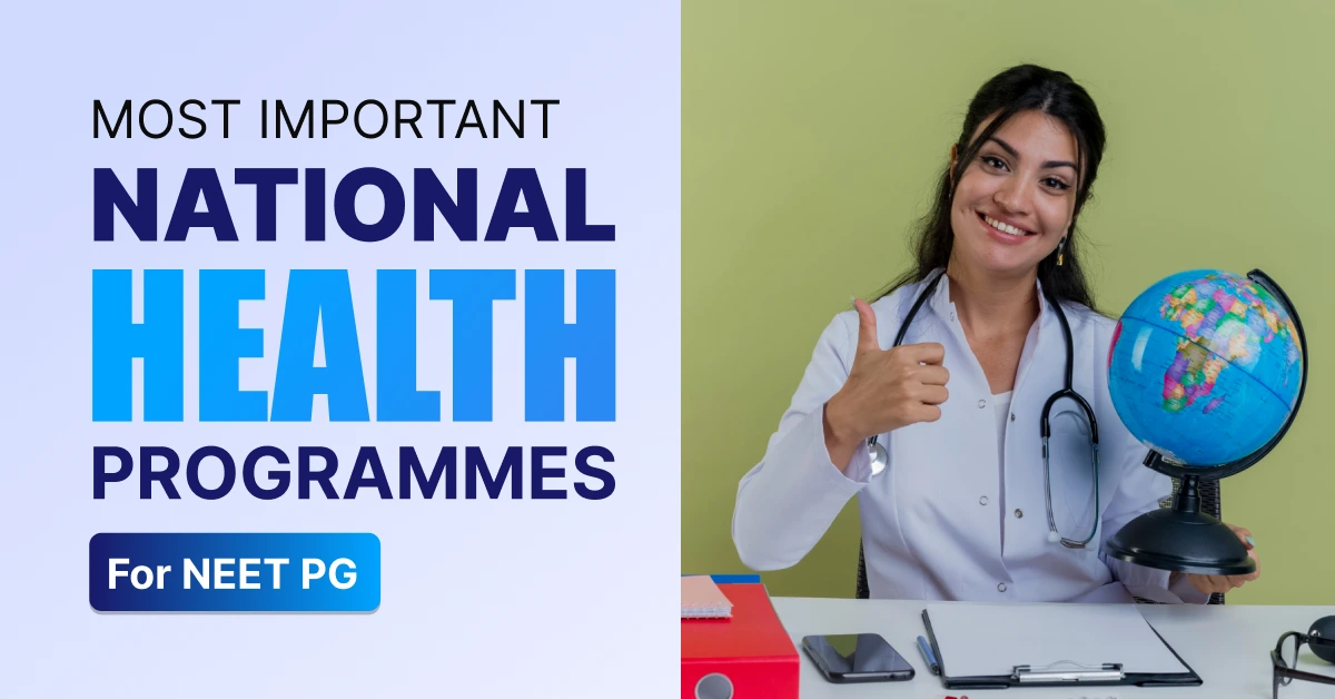 Most Important National Health Programmes for NEET PG