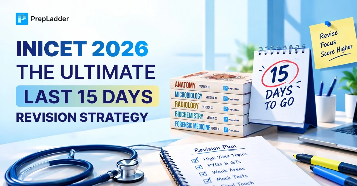 INI CET 2026: THE ULTIMATE LAST 15 DAYS REVISION STRATEGY